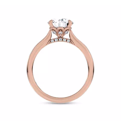 Floria Petal Lab Engagement Ring by Christian Siriano