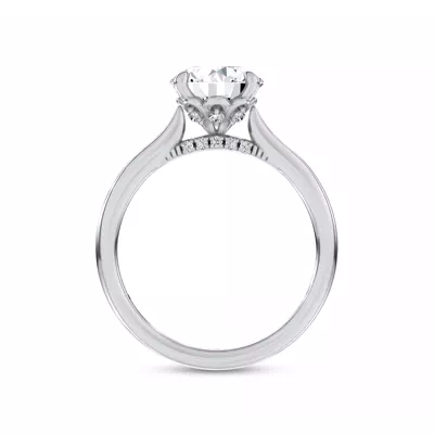 Floria Petal Lab Engagement Ring by Christian Siriano