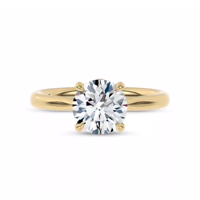 Floria Petal Lab Engagement Ring by Christian Siriano