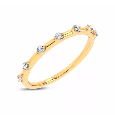 Starlight Spaced Diamond Band