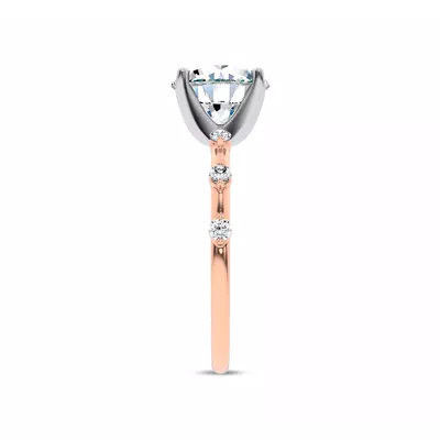 Starlight Spaced Diamond Engagement Ring