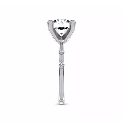 Starlight Spaced Diamond Engagement Ring