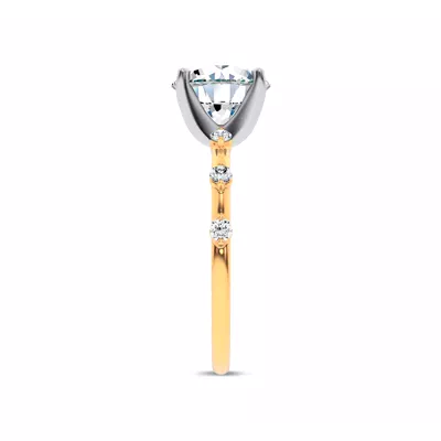 Starlight Spaced Diamond Engagement Ring