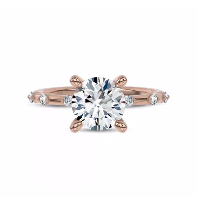 Starlight Spaced Diamond Engagement Ring