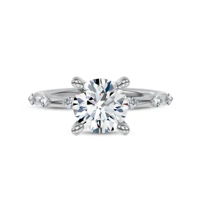 Starlight Spaced Diamond Engagement Ring