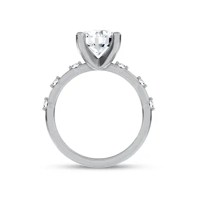 Starlight Spaced Diamond Engagement Ring
