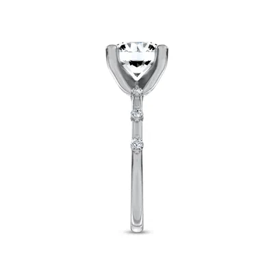 Starlight Spaced Diamond Engagement Ring