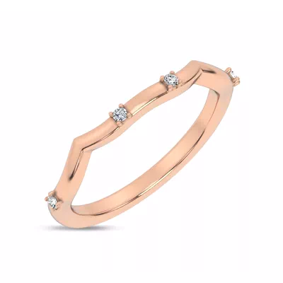 Tira Contour Diamond Band
