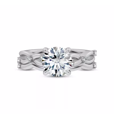 Tira Contour Diamond Band