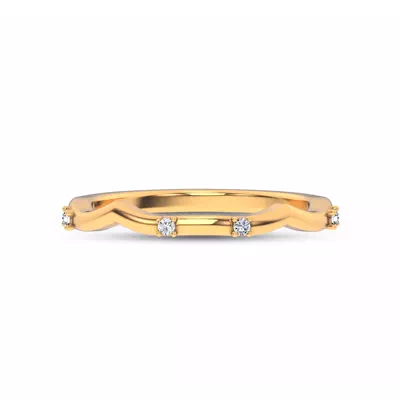Tira Contour Diamond Band