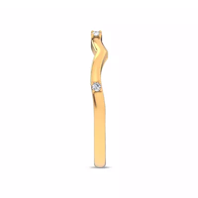 Tira Contour Diamond Band