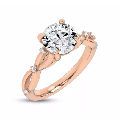 Tira Twist Engagement Ring