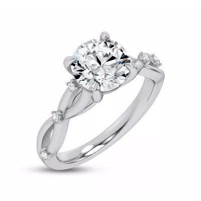 Tira Twist Engagement Ring