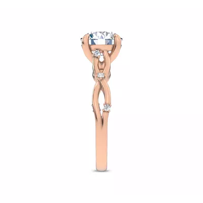 Tira Twist Engagement Ring