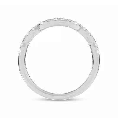 Valora Contoured Pavé Lab Band by Christian Siriano
