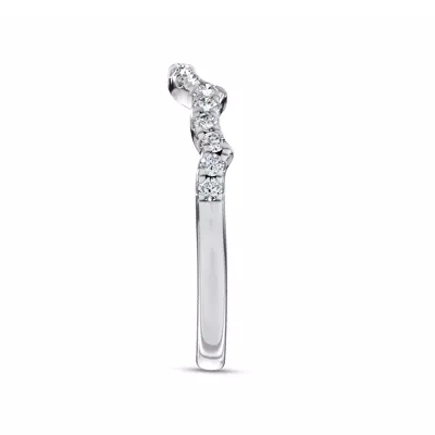 Valora Contoured Pavé Lab Band by Christian Siriano