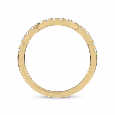 Valora Contoured Pavé Band by Christian Siriano