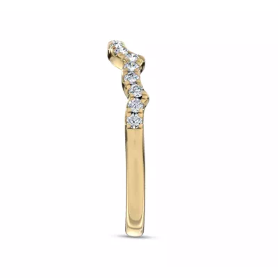 Valora Contoured Pavé Band by Christian Siriano