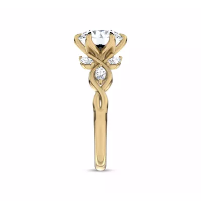 Valora Vine Lab Engagement Ring by Christian Siriano