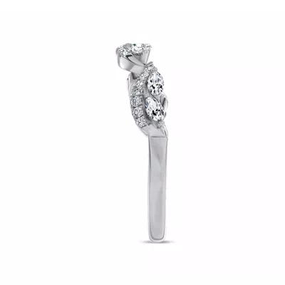 Poise Scalloped Pavé Band by Christian Siriano