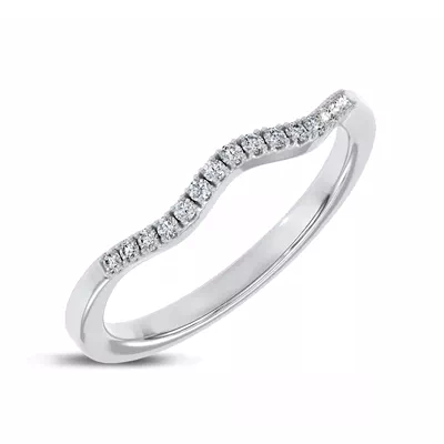 Seravine Contour Pavé Band