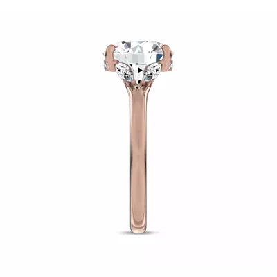 Marcelle Diamond Accent Hidden Halo Engagement Ring