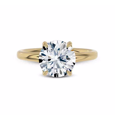 Marcelle Diamond Accent Hidden Halo Engagement Ring