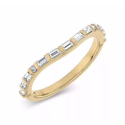 Mirabel Baguette Contoured Lab Band by Christian Siriano
