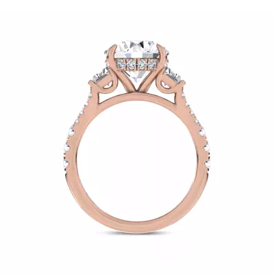 Mirabel Trapezoid Lab Engagement Ring by Christian Siriano