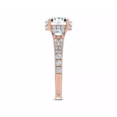 Mirabel Trapezoid Lab Engagement Ring by Christian Siriano
