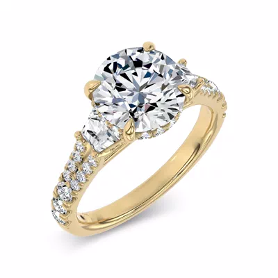 Mirabel Trapezoid Lab Engagement Ring by Christian Siriano