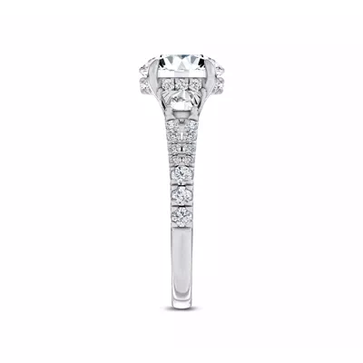 Mirabel Trapezoid Lab Engagement Ring by Christian Siriano