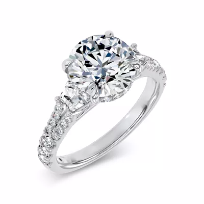 Mirabel Trapezoid Lab Engagement Ring by Christian Siriano