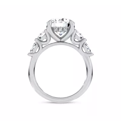 Novelle Mixed Shape Engagement Ring by Christian Siriano