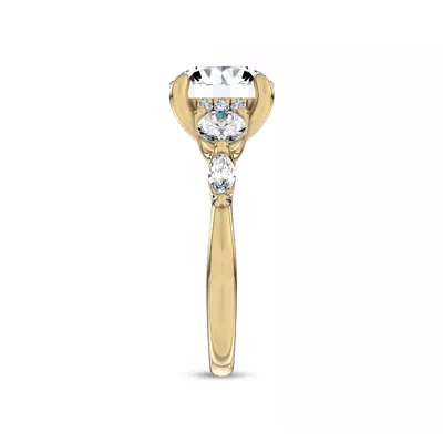 Novelle Mixed Shape Engagement Ring by Christian Siriano