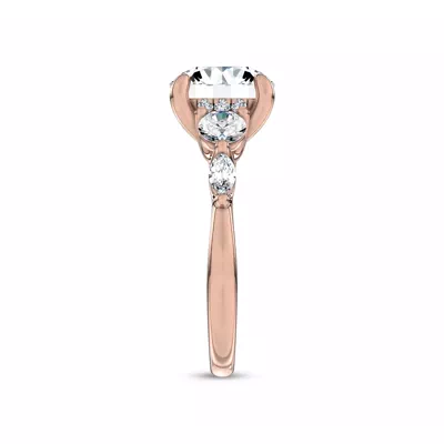 Novelle Mixed Shape Lab Engagement Ring by Christian Siriano