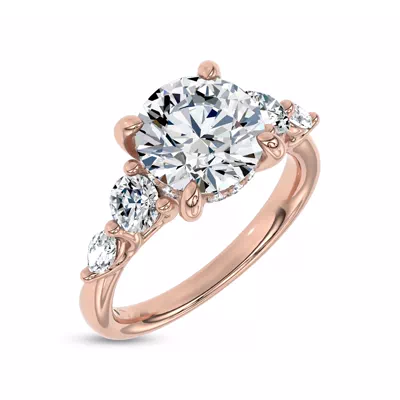 Novelle Mixed Shape Engagement Ring by Christian Siriano