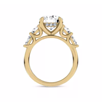 Novelle Mixed Shape Lab Engagement Ring by Christian Siriano