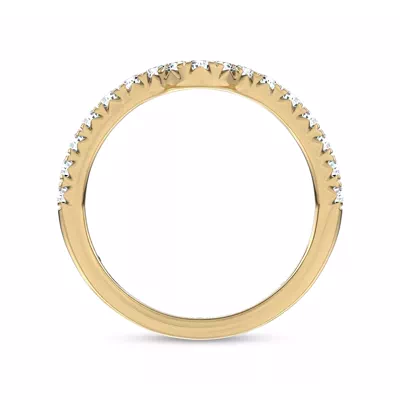 Ovation Contoured Pavé Lab Band by Christian Siriano