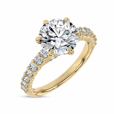 Ovation Pavé Engagement Ring by Christian Siriano