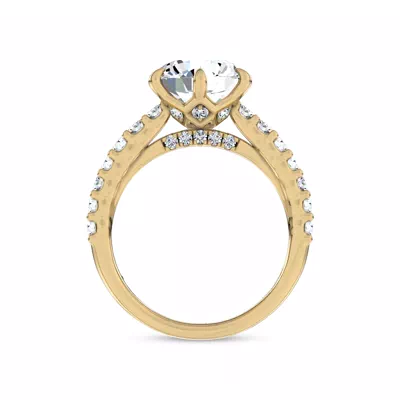 Ovation Pavé Engagement Ring by Christian Siriano
