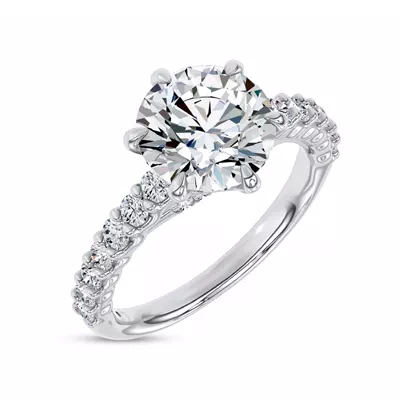 Ovation Pavé Lab Engagement Ring by Christian Siriano
