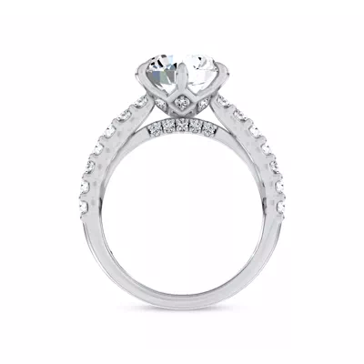 Ovation Pavé Lab Engagement Ring by Christian Siriano
