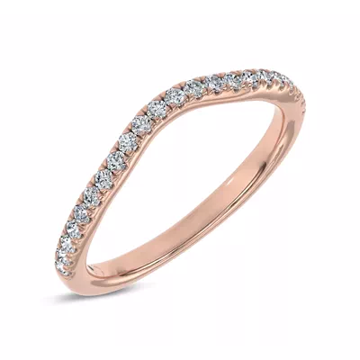 Serenade Contoured Pavé Band by Christian Siriano
