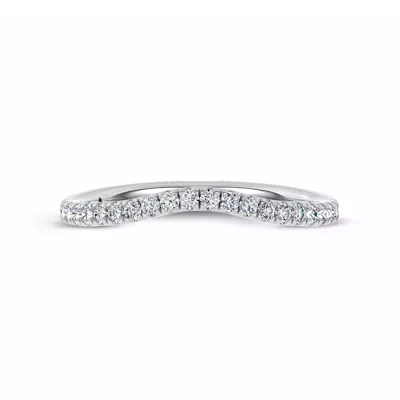 Serenade Contoured Pavé Band by Christian Siriano