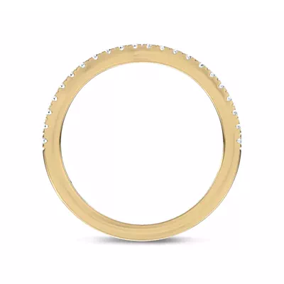 Serenade Contoured Pavé Band by Christian Siriano