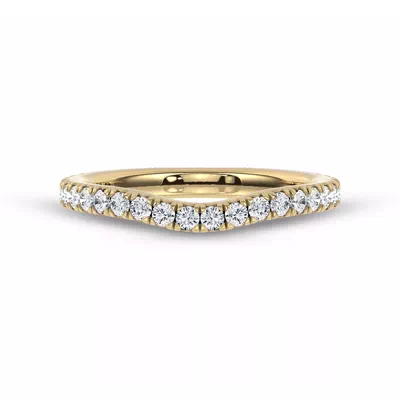 Gilded Glow Contoured Pavé Band by Christian Siriano