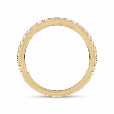 Gilded Glow Contoured Pavé Band by Christian Siriano