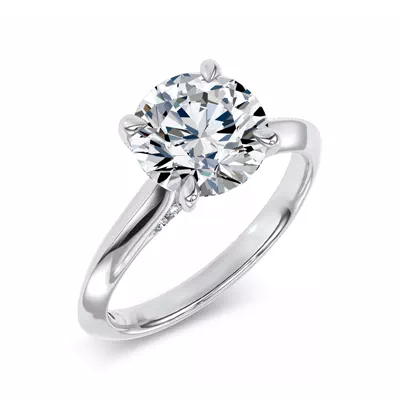 Avant Knife-Edge Engagement Ring by Christian Siriano