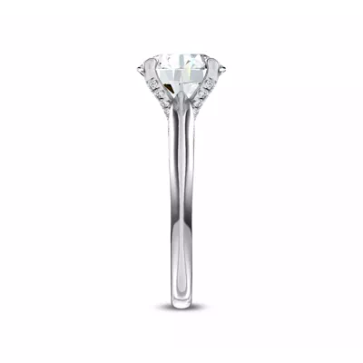 Avant Knife-Edge Lab Engagement Ring by Christian Siriano